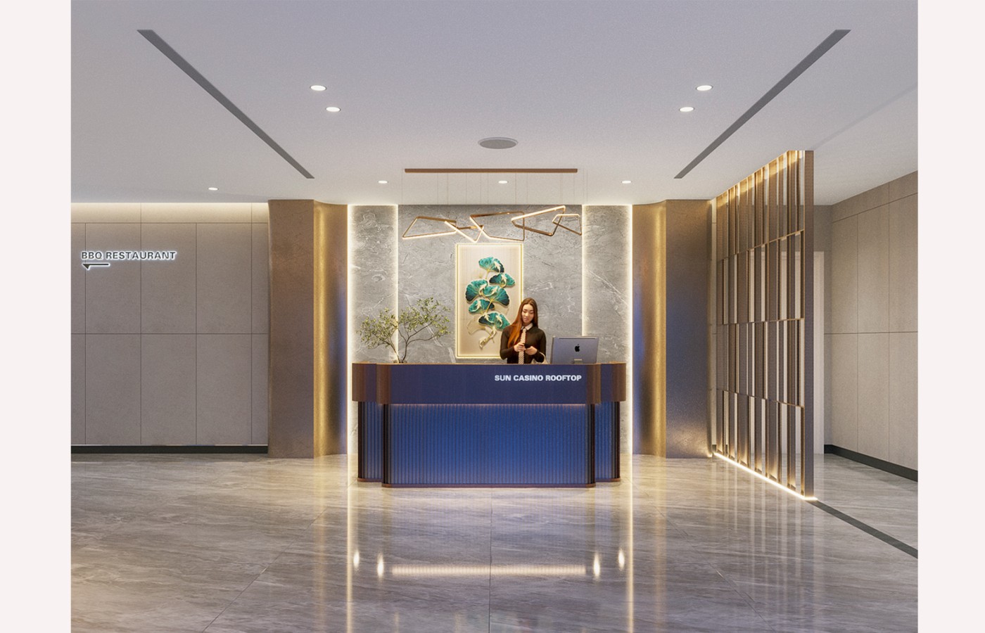 LANSCAPE - SKYBAR ROOFTOP - LAS VEGAS SUN CASINO - BLOCK D