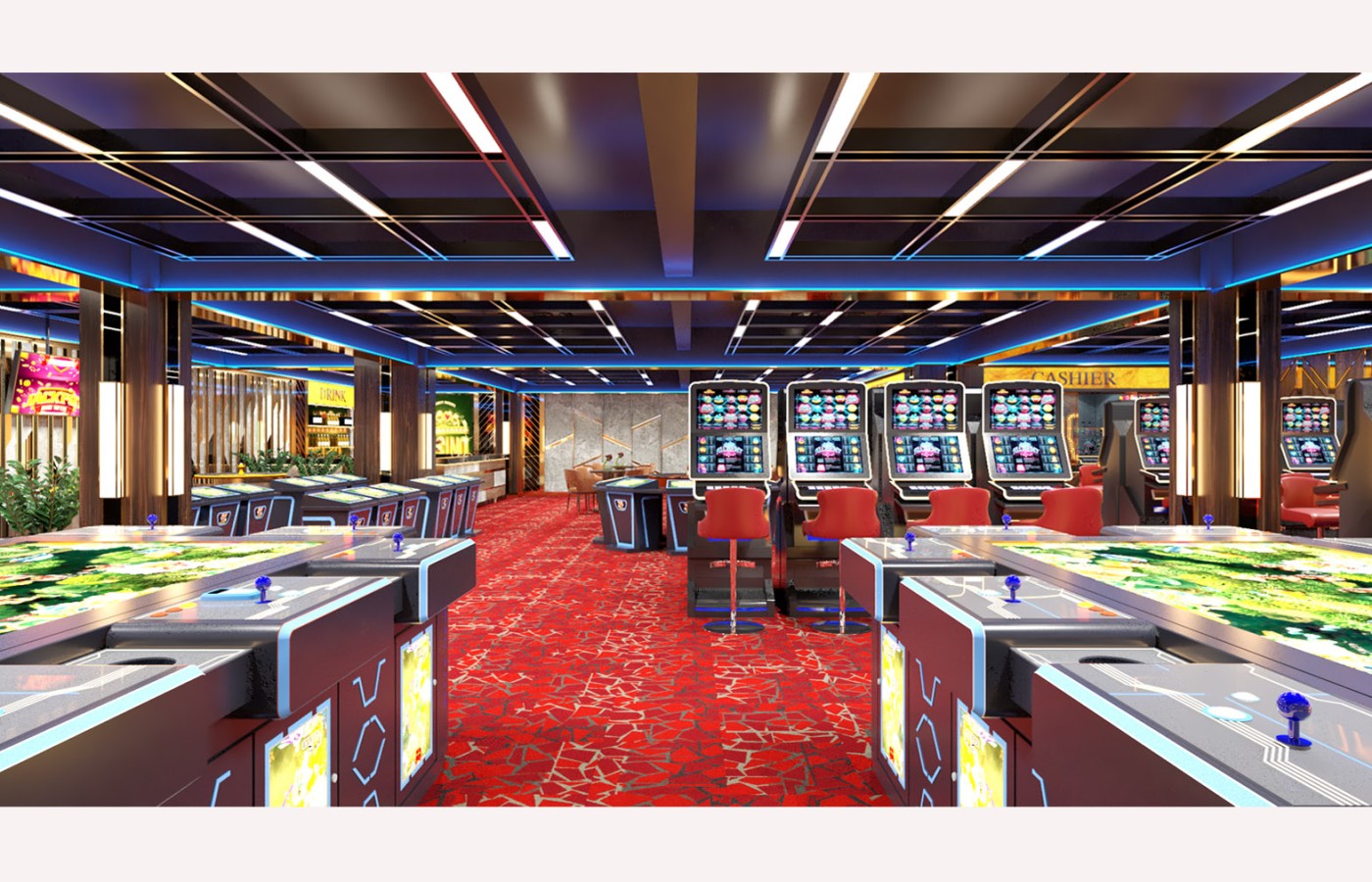 INTERIOR - CASINO - LAS VEGAS SUN CASINO - BLOCK D