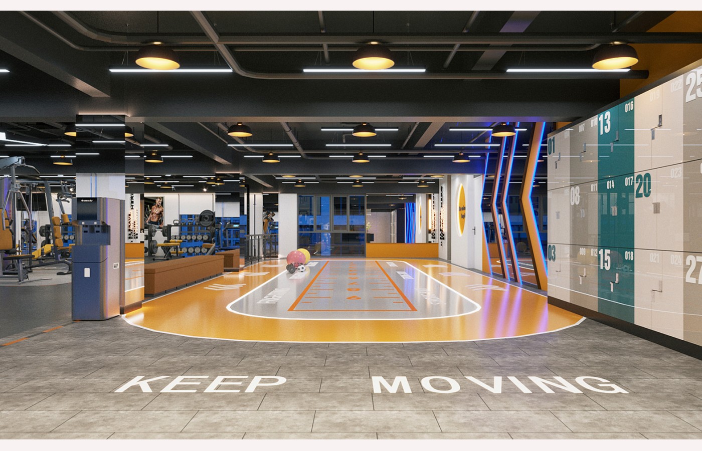 INTERIOR - GYM BASIC - LAS VEGAS SUN CASINO - BLOCK D