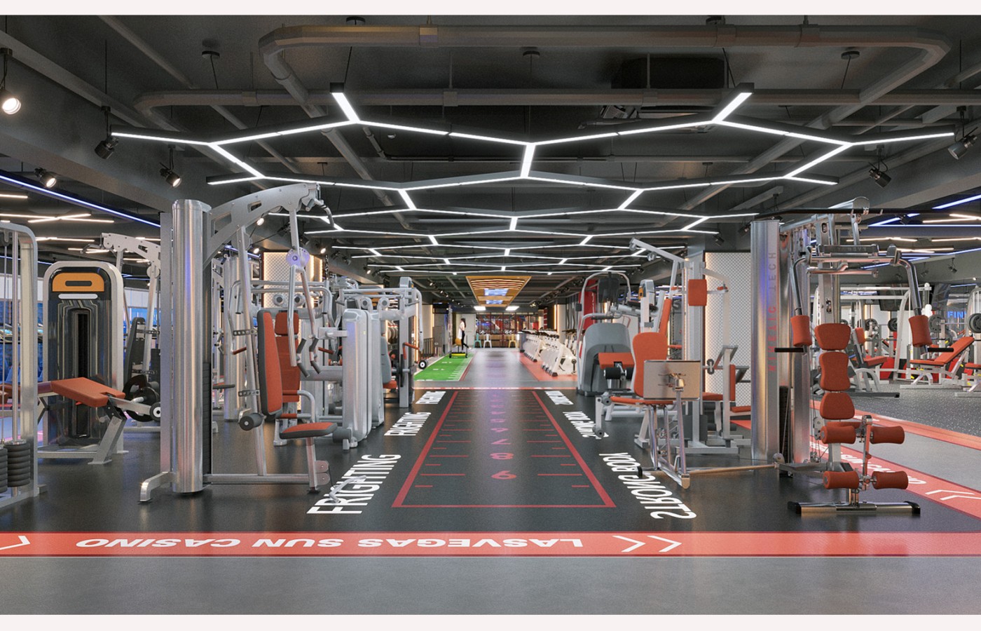 INTERIOR - GYM VIP - LAS VEGAS SUN CASINO - BLOCK D