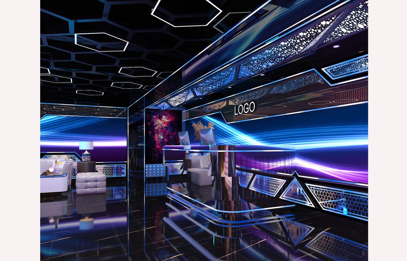 INTERIOR - LOBBY KTV 1ST - LAS VEGAS SUN CASINO - BLOCK D