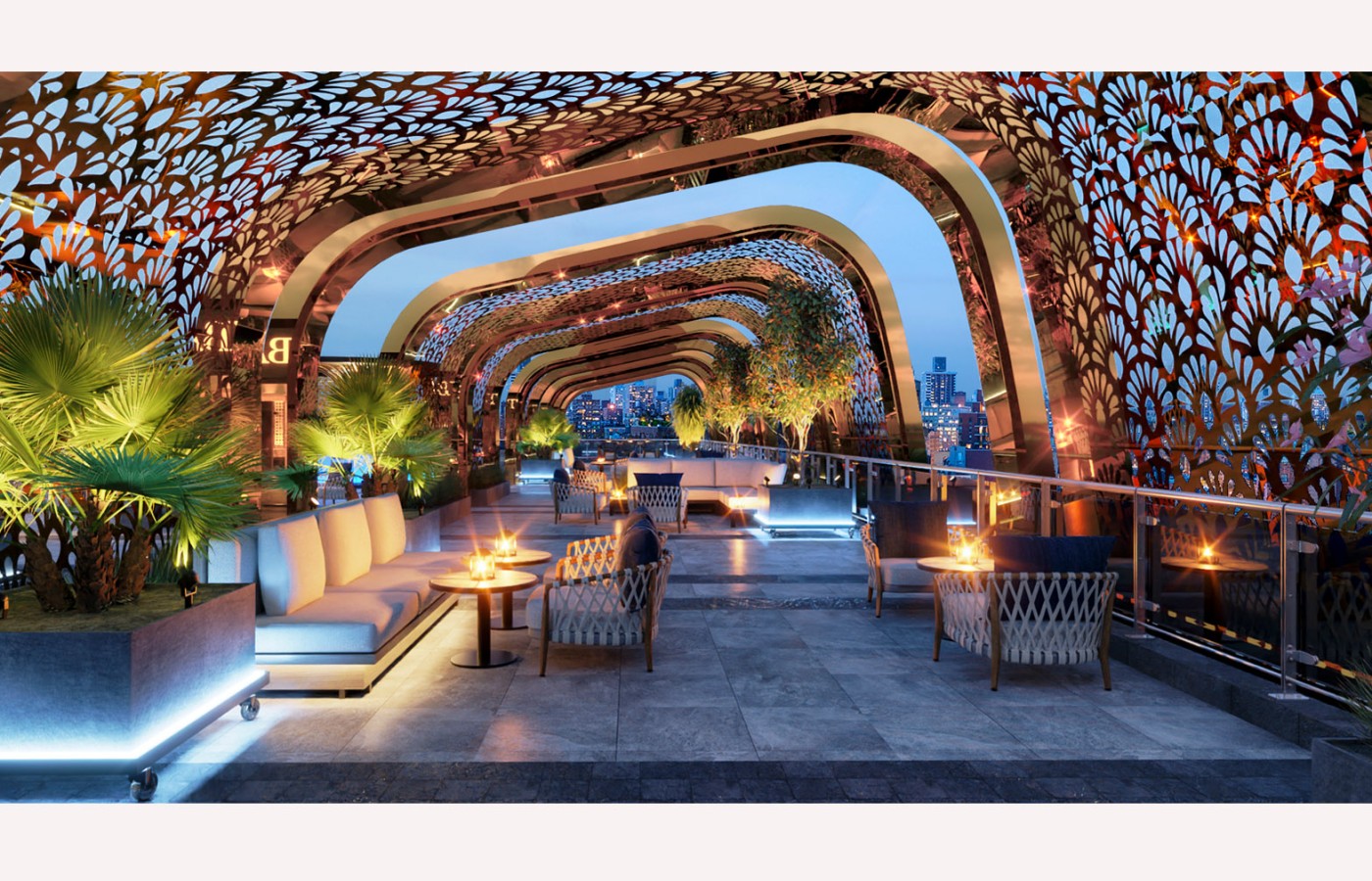 LANSCAPE - SKYBAR ROOFTOP - LAS VEGAS SUN CASINO - BLOCK D