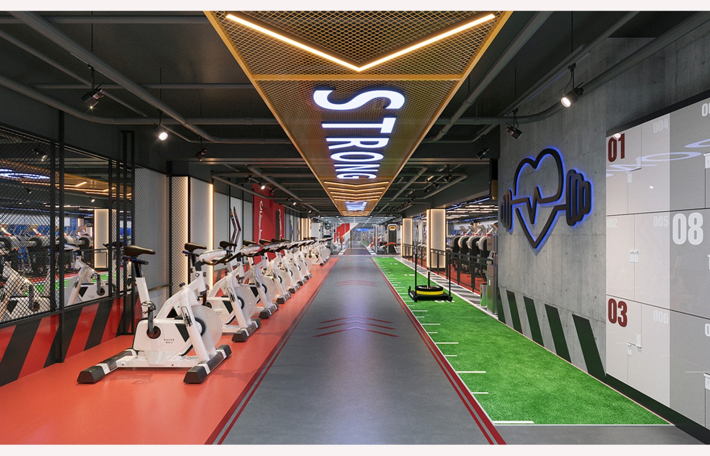 INTERIOR - GYM VIP - LAS VEGAS SUN CASINO - BLOCK D