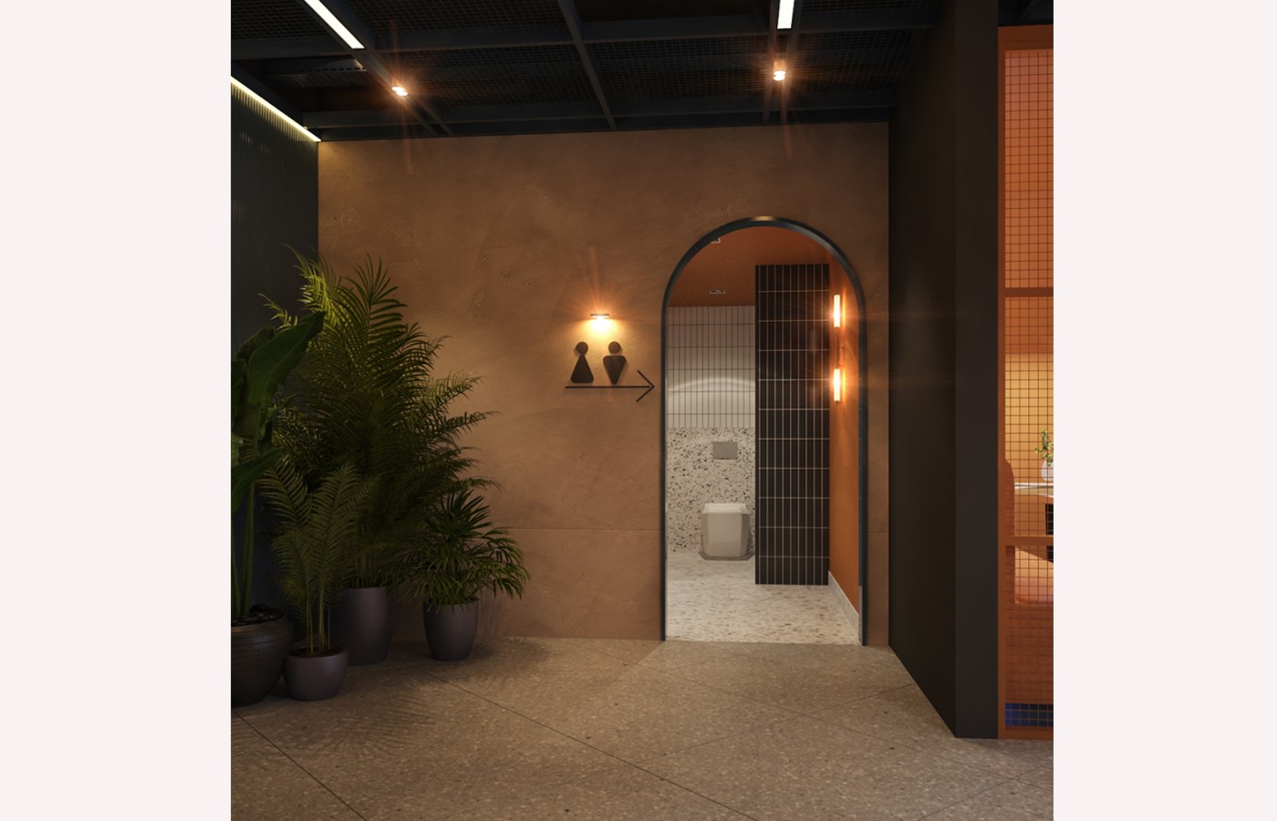 INTERIOR - RESTAURANT - LAS VEGAS SUN CASINO - BLOCK D