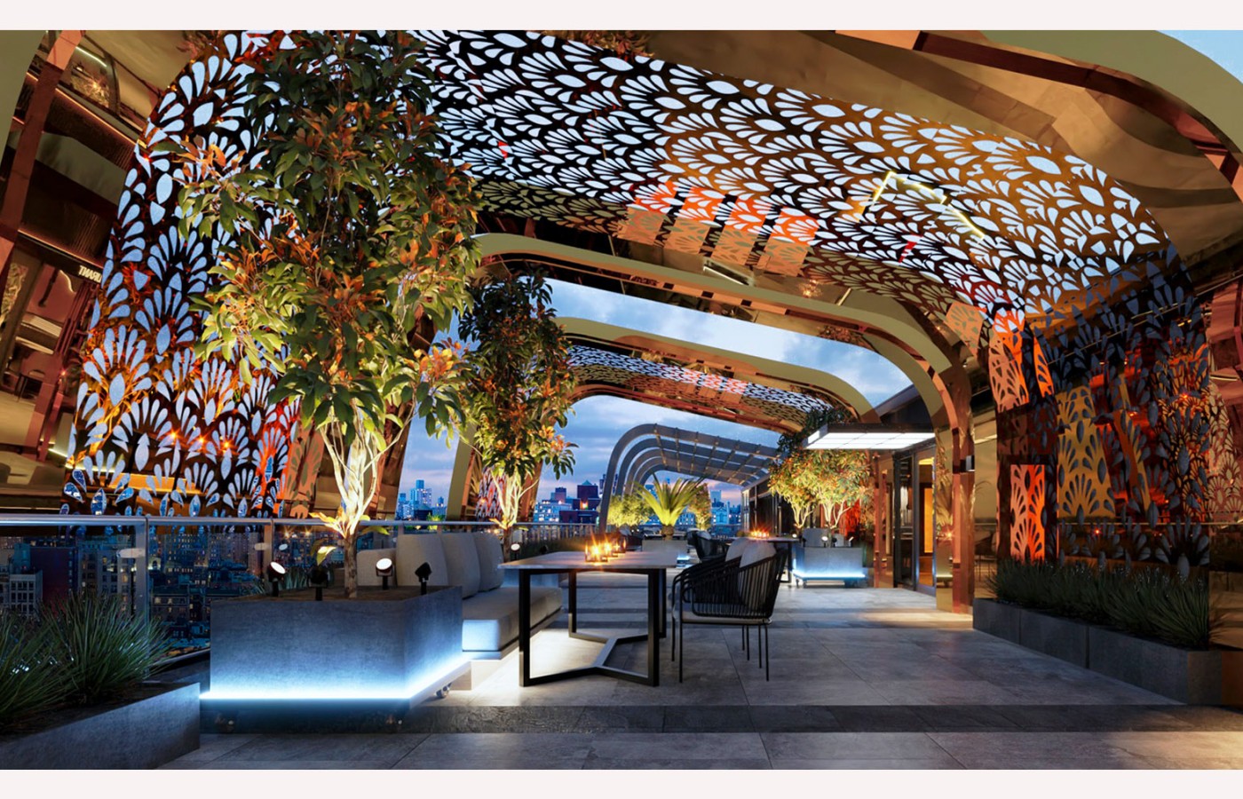 LANSCAPE - SKYBAR ROOFTOP - LAS VEGAS SUN CASINO - BLOCK D