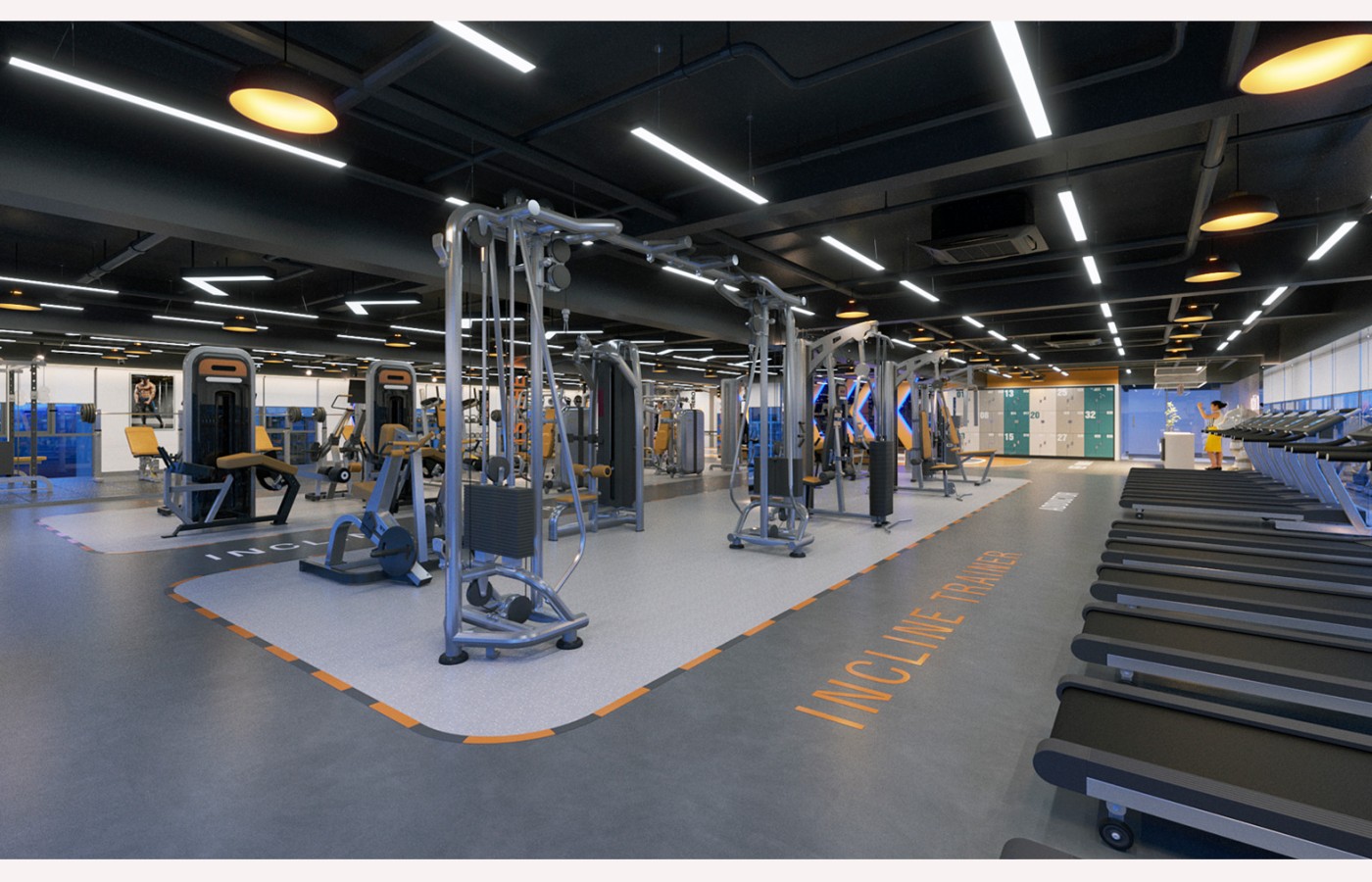 INTERIOR - GYM BASIC - LAS VEGAS SUN CASINO - BLOCK D