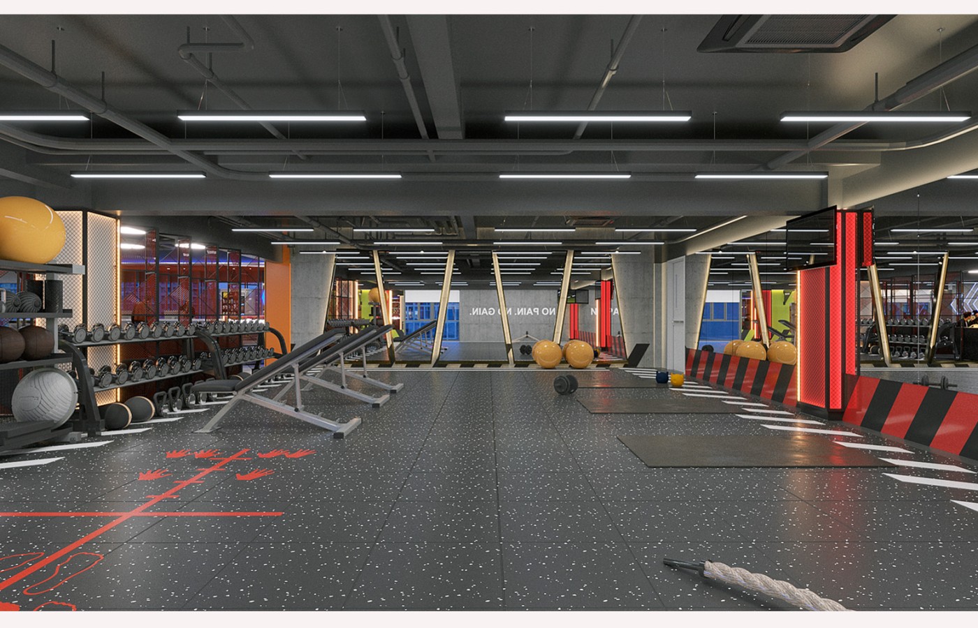 INTERIOR - GYM VIP - LAS VEGAS SUN CASINO - BLOCK D