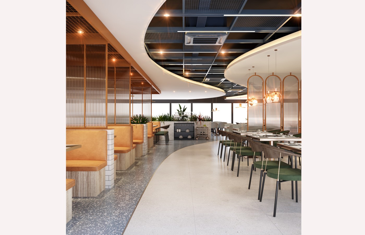 INTERIOR - RESTAURANT - LAS VEGAS SUN CASINO - BLOCK D