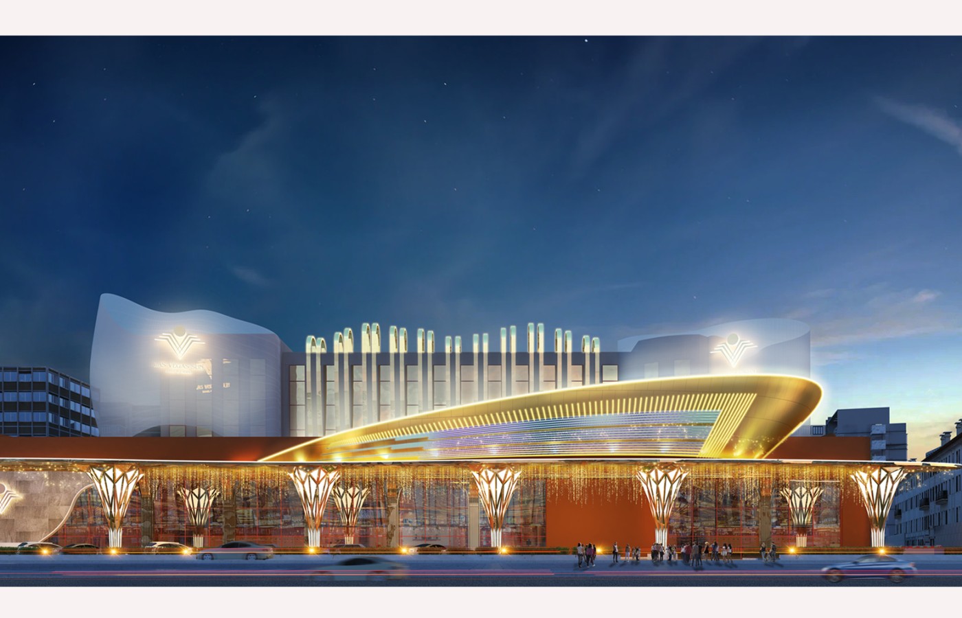 FACADE LIGHTING - LAS VEGAS SUN CASINO - BLOCK B