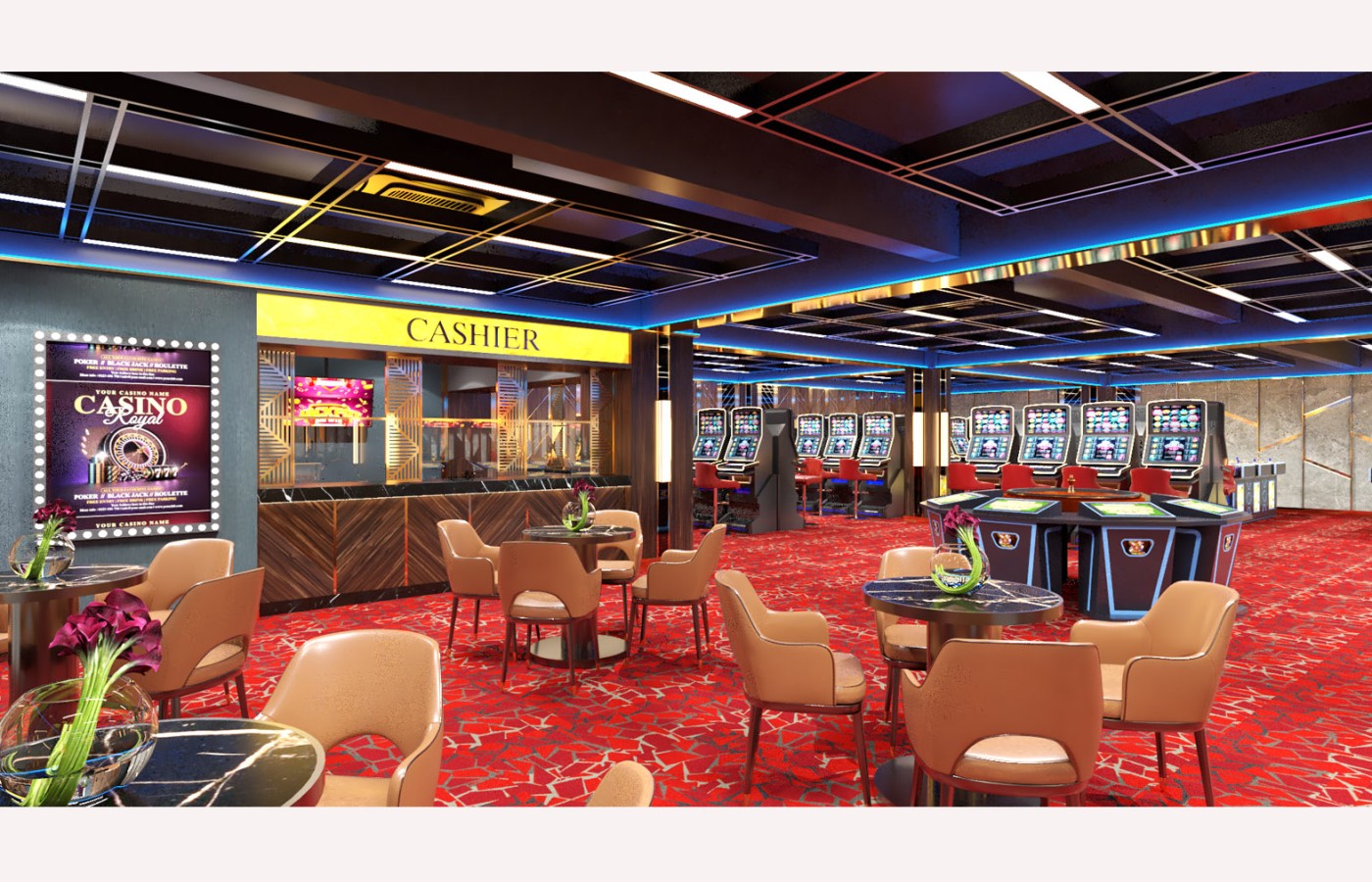 INTERIOR - CASINO - LAS VEGAS SUN CASINO - BLOCK D