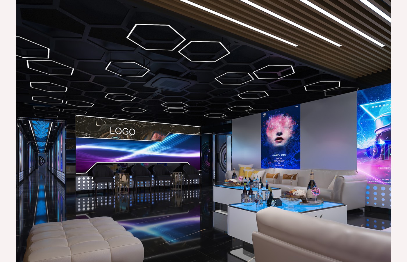 INTERIOR - LOBBY KTV 2ND - LAS VEGAS SUN CASINO - BLOCK D