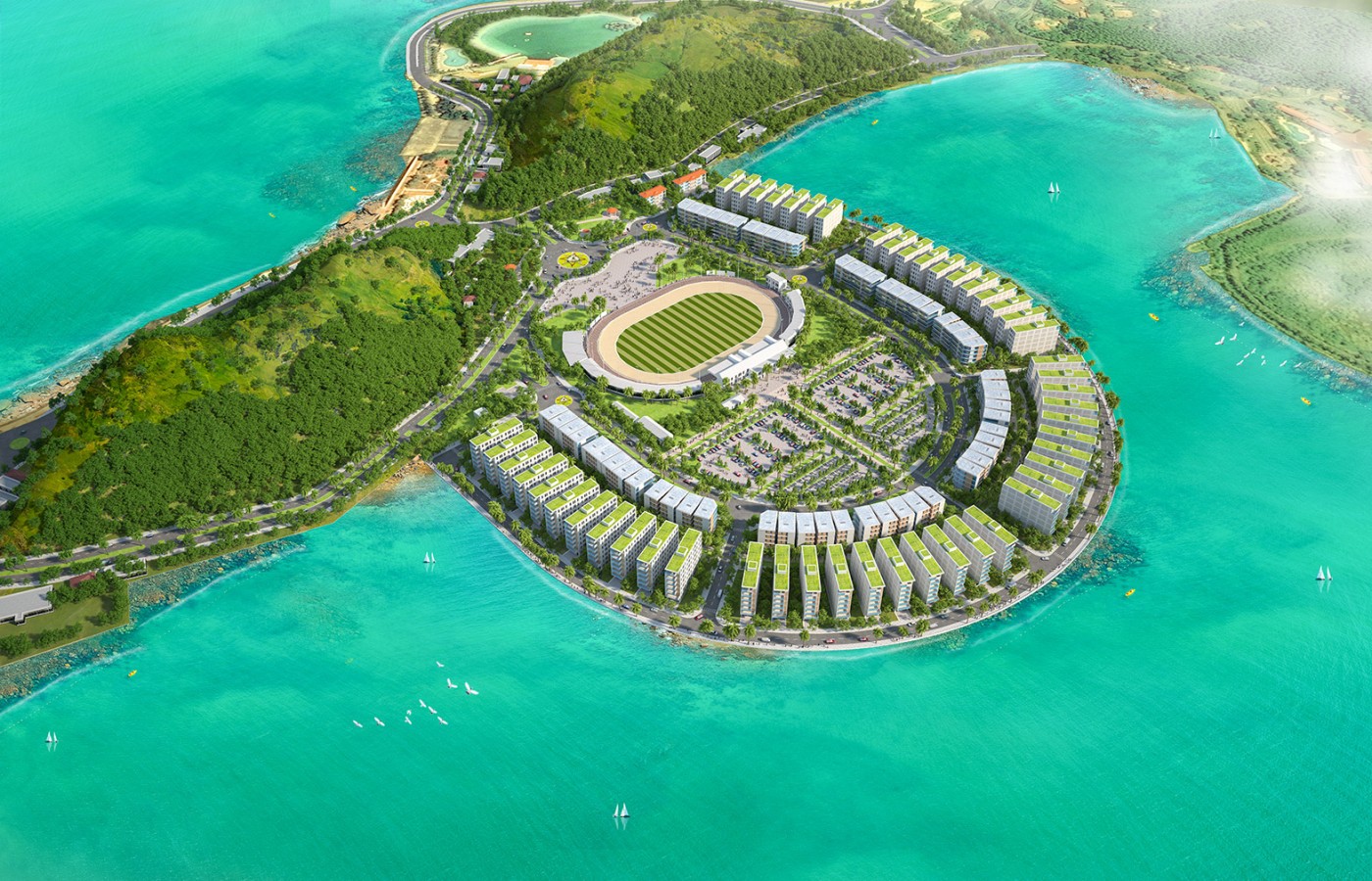 DAU ISLAND - DO SON LUXURY RESORT AND URBAN AREA
