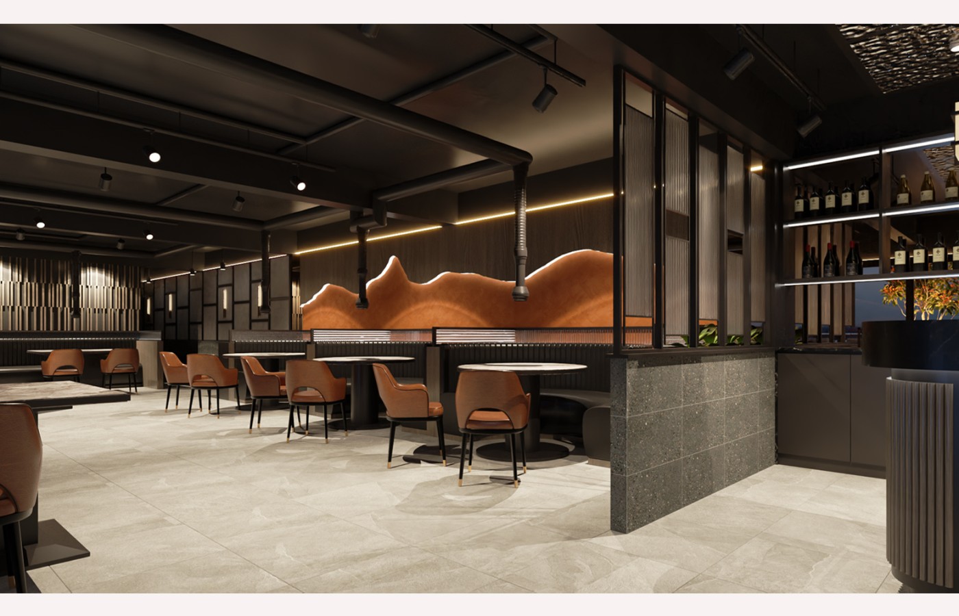 LANSCAPE - SKYBAR ROOFTOP - LAS VEGAS SUN CASINO - BLOCK D