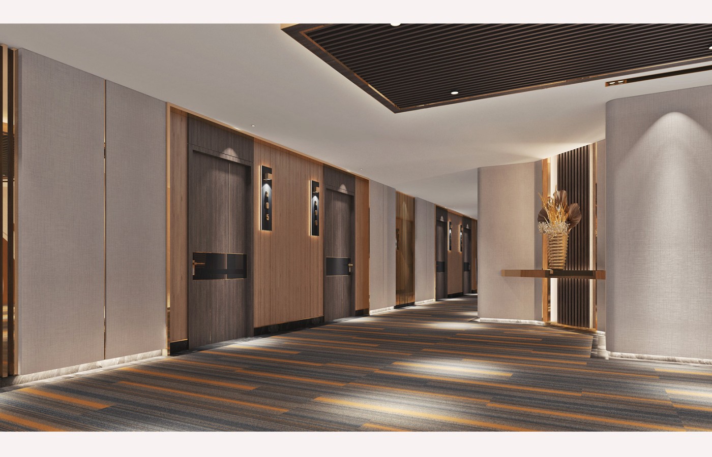 INTERIOR - LIFT LOBBY- LAS VEGAS SUN CASINO - BLOCK B