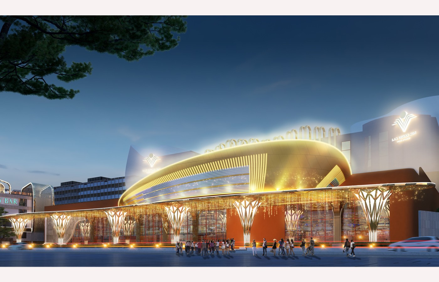 FACADE LIGHTING - LAS VEGAS SUN CASINO - BLOCK B