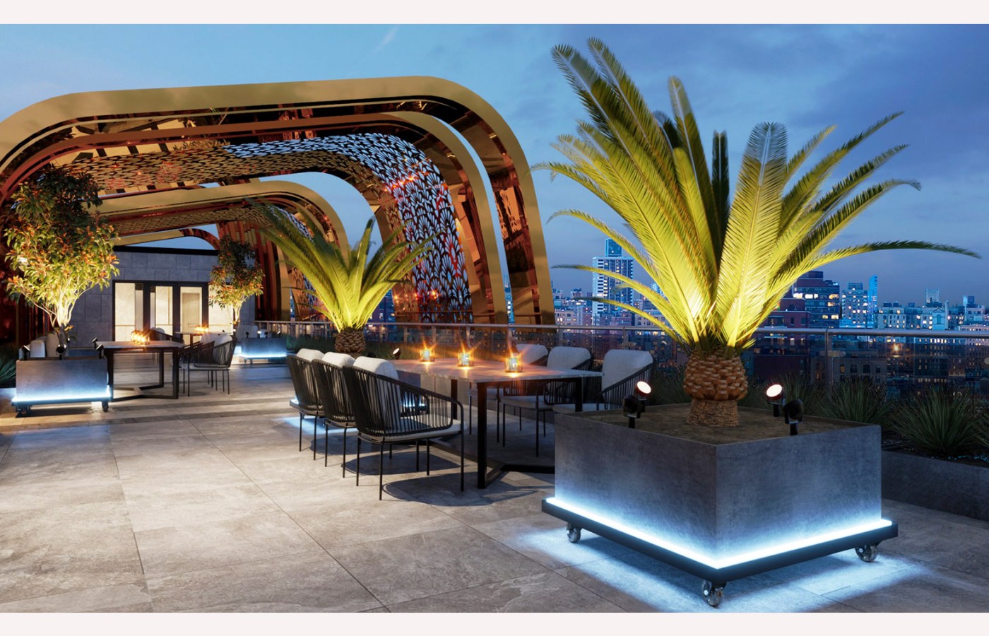 LANSCAPE - SKYBAR ROOFTOP - LAS VEGAS SUN CASINO - BLOCK D