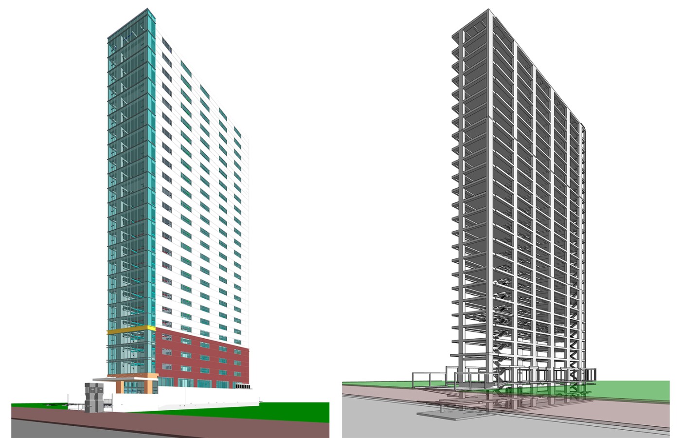 BIM - HUTECH OFFICE BUILDING