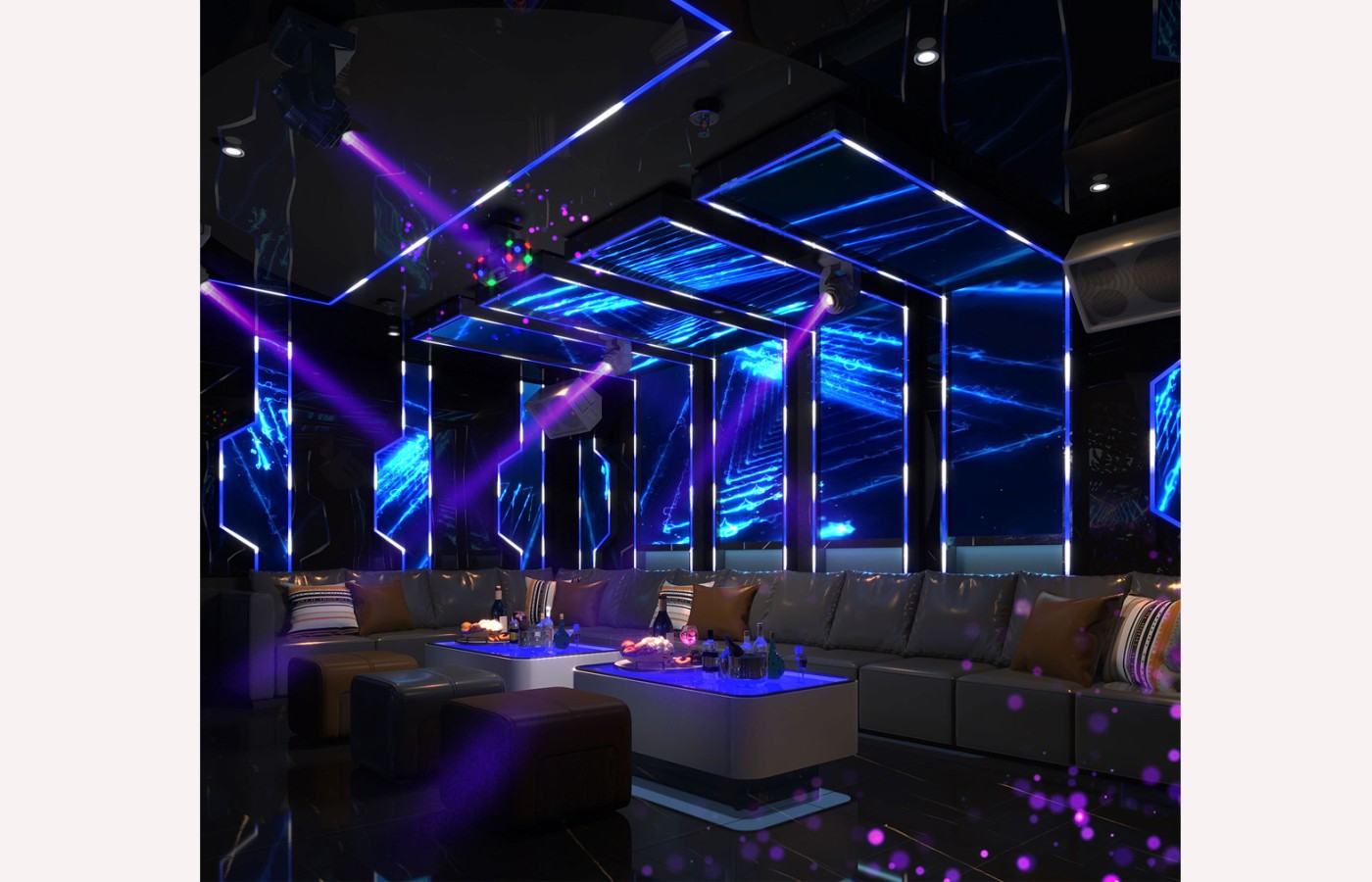 INTERIOR - KTV 1ST ROOM P01, P02, P03, P04, P05 - LAS VEGAS SUN CASINO - BLOCK D