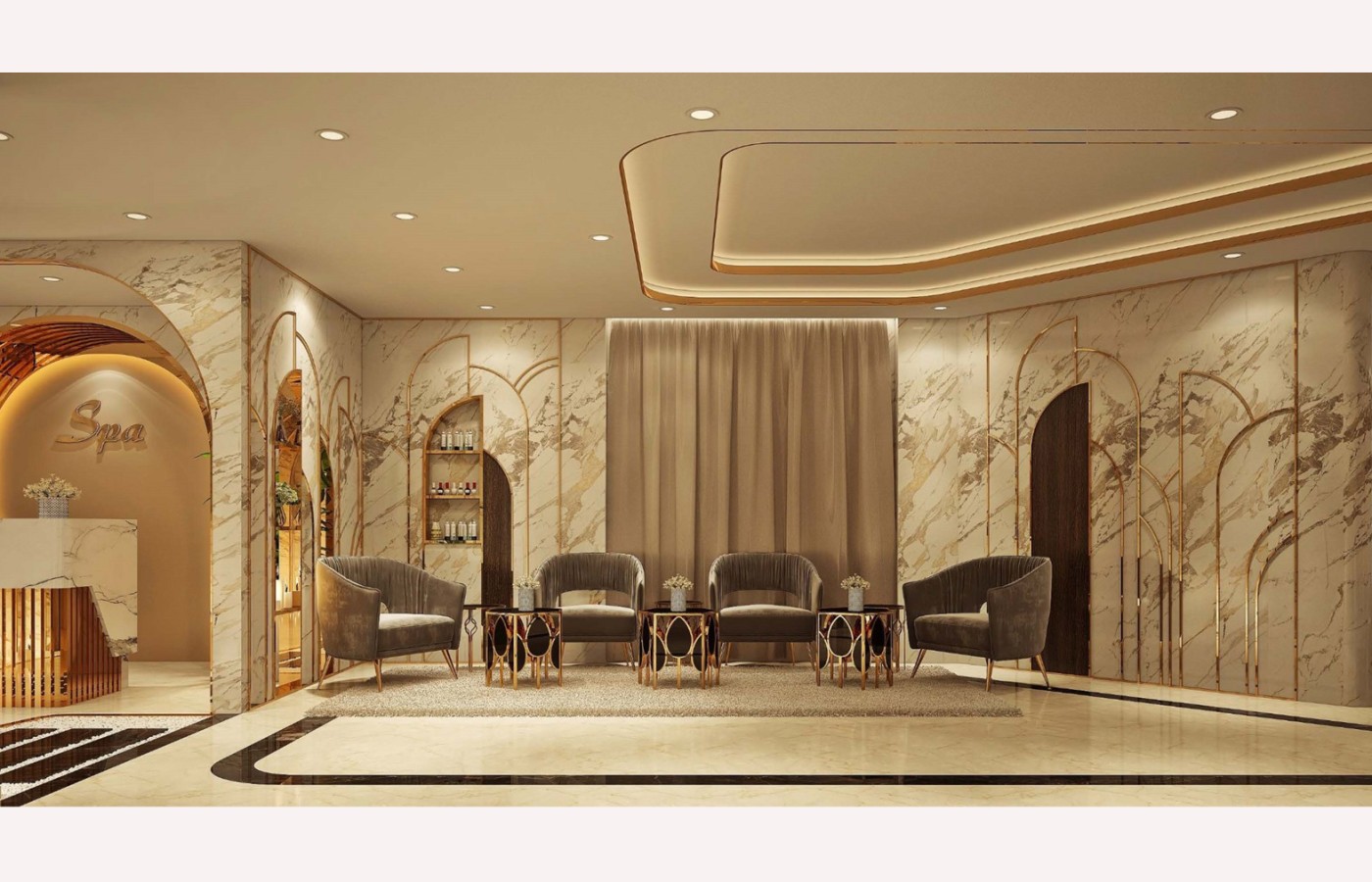 INTERIOR - SPA - LAS VEGAS SUN CASINO - BLOCK B