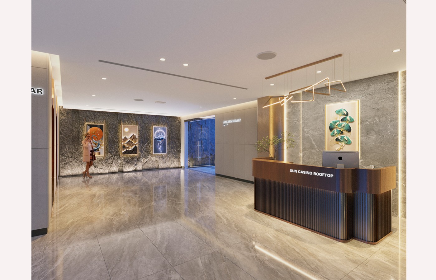 LANSCAPE - SKYBAR ROOFTOP - LAS VEGAS SUN CASINO - BLOCK D