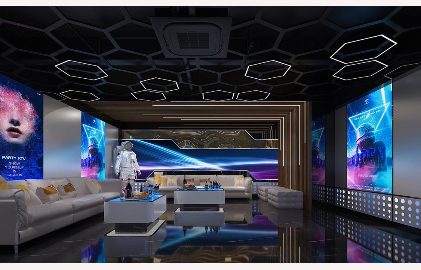 INTERIOR - LOBBY KTV 2ND - LAS VEGAS SUN CASINO - BLOCK D