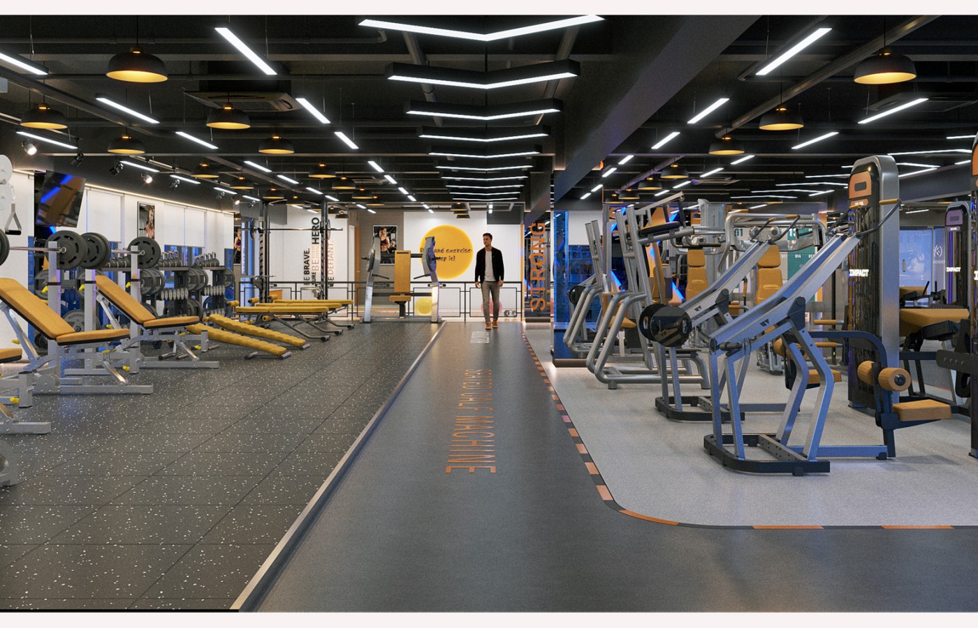 INTERIOR - GYM BASIC - LAS VEGAS SUN CASINO - BLOCK D