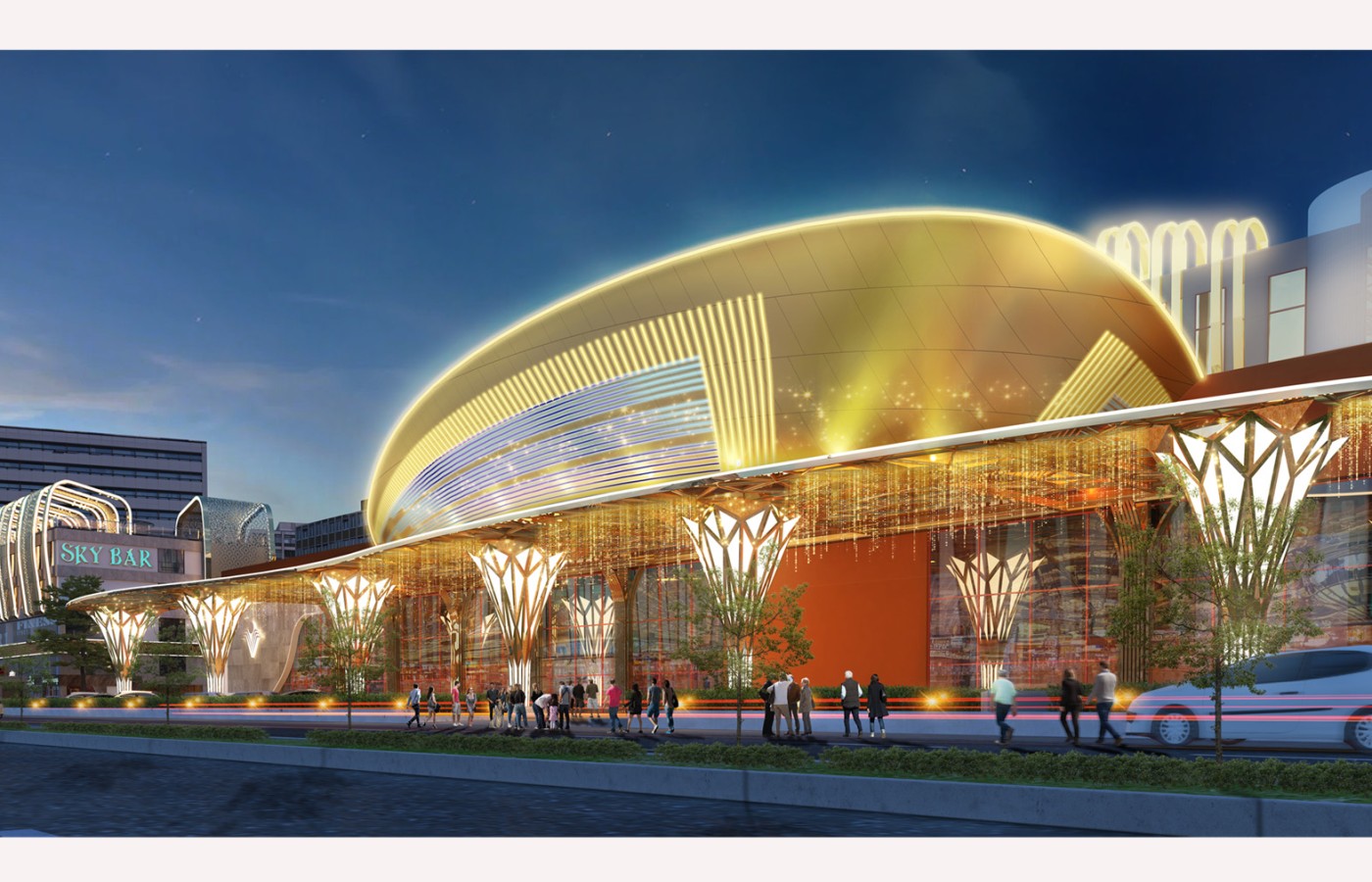 FACADE LIGHTING - LAS VEGAS SUN CASINO - BLOCK B