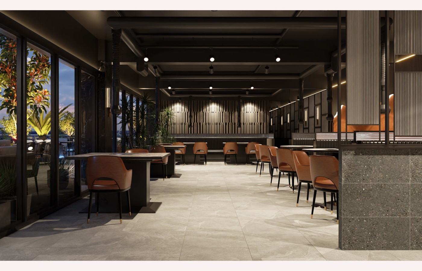 LANSCAPE - SKYBAR ROOFTOP - LAS VEGAS SUN CASINO - BLOCK D