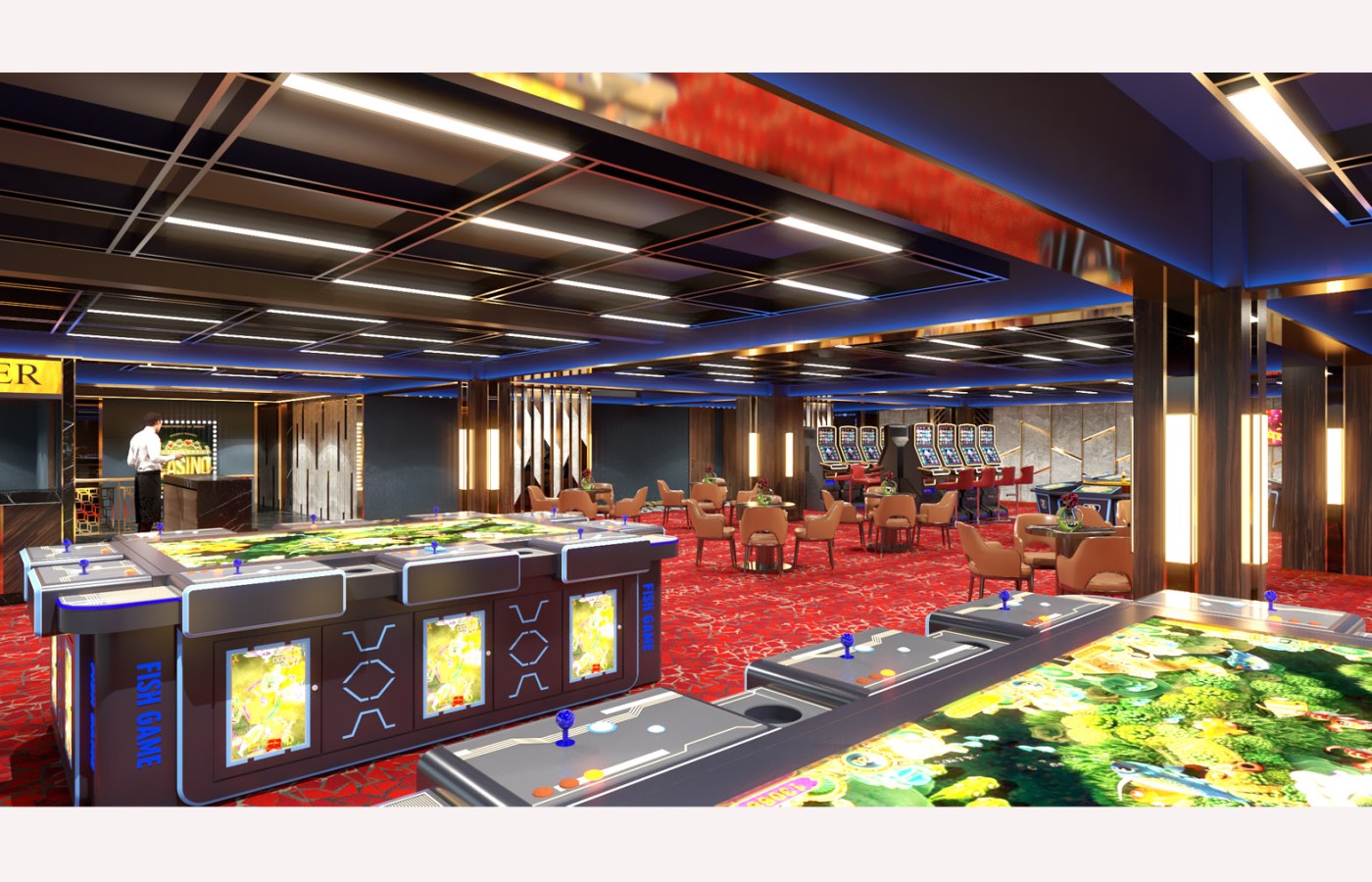 INTERIOR - CASINO - LAS VEGAS SUN CASINO - BLOCK D