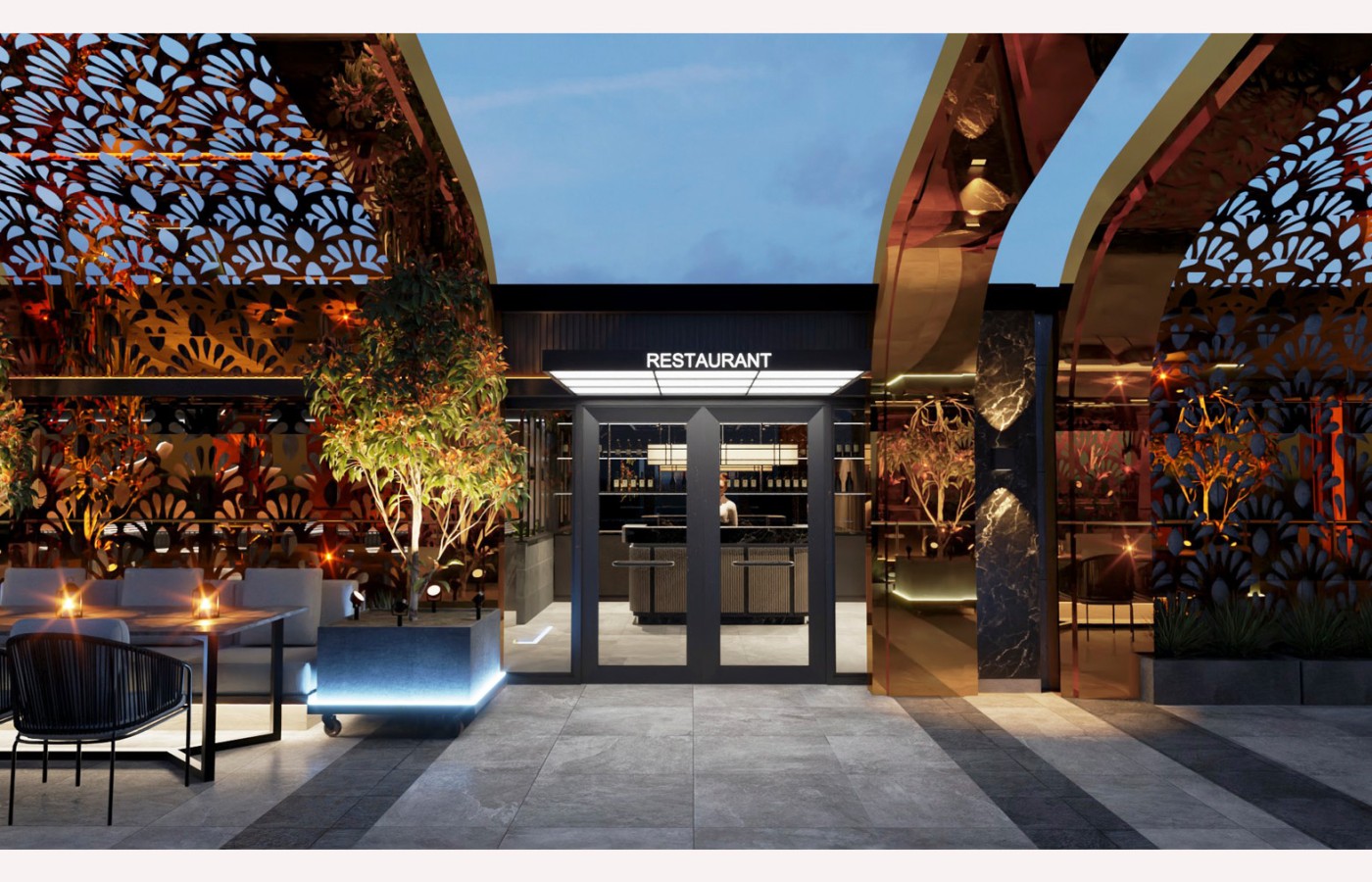 LANSCAPE - SKYBAR ROOFTOP - LAS VEGAS SUN CASINO - BLOCK D