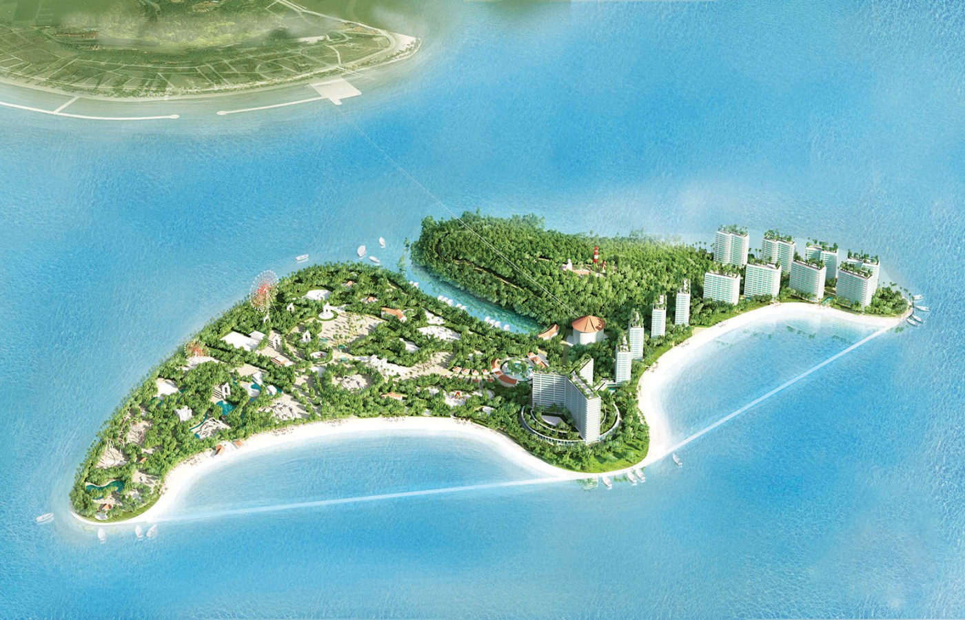 DAU ISLAND - DO SON LUXURY RESORT AND URBAN AREA