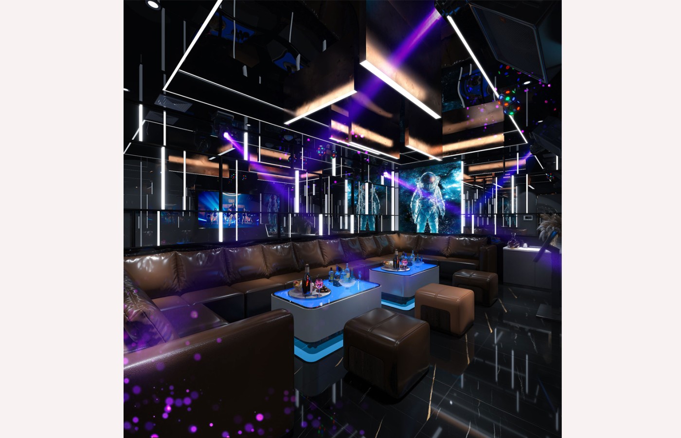 INTERIOR - KTV 1ST ROOM P01, P02, P03, P04, P05 - LAS VEGAS SUN CASINO - BLOCK D